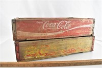 Wooden Coke Crates Qty 2