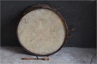 Very Old Calfskin Drum Large