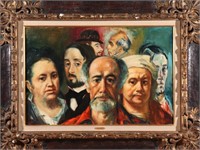 Jan de Ruth "Group Portraits" Oil on Canvas