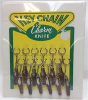 Key Chain Charm Knives Nos