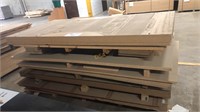 1 Stack of Particle and MDF Board,