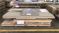 1 Stack of Particle and MDF Board,