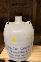 Casper Co. Whiskey Jug Winston-salem, Nc Jug With