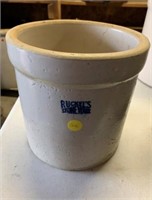 1 Gallon Ruckels Stoneware Crock