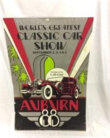 World's Classic Car Show Auburn 1988 Poster