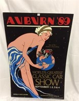 World's Classic Car Show Auburn 1989 Poster