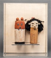 Antique Zuni or Hopi Kachina Dolls, 2
