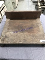 Wood podium top, 22" wide