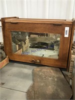 Wall cabinet w/ mirror, 9 x 15 x 23T