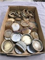 zinc and glass canning lids