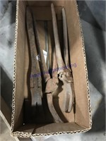box with old wrenches