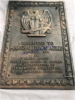 eagles metal plaque (marshalltown)