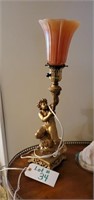 Figural Metal lamp