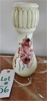 Cherub painted lamp part 10 1/8 tall