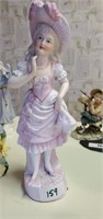 Pink lady figurine