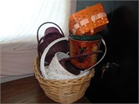 Wicker Baskets (various sizes, shapes)