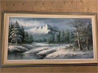 Canvas Painting - L Harding        31 x 55