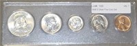 1958 D Silver Five Coin Set