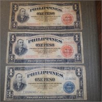 6 Pieces Of Philippines Currency