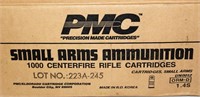 New Case 1,000 Rounds 223 Rem Ammo