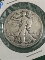 1944 Silver Walking Liberty Half