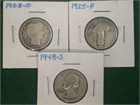 3- Silver Quarters