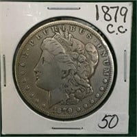 1879-CC Silver Morgan Dollar