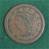 1854 Large Cent Piece