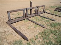 Rural Mfg 3pt Double Bale Fork