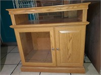 Wooden T.V. Stand 
34" L X 21.5" X 33.5 H