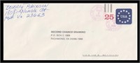 US Stamps VA Lottery 2nd Chance Postal Stationery