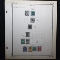 Bolivia Stamps to 1938 Mint & Used on Scott Pgs