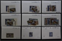 Greece Stamps hundreds on dealer cards Mint & Used