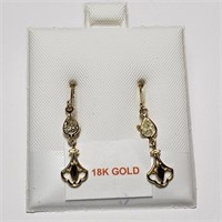 $2585 18K  Diamond(0.47ct) Earrings