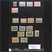 Transcaucasion Federated Rep Stamps on Pages