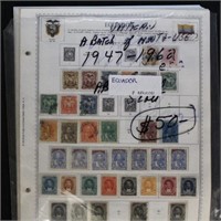 Ecuador Stamps on Pages 1856-2008