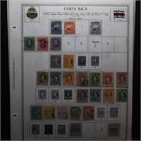 Costa Rica Stamps on Pages 1863-2002