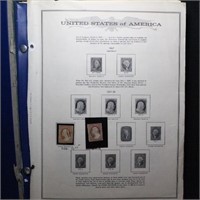US Stamp Collection in LIberty Album Well-Filled