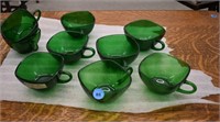 (9) Green Depression Cups |*SR D91e