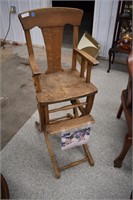 Antique Folding Highchair |*SR D79