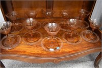 (10) Antique Fostoria Glass Sherbets &