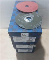 3x Your Bid - Box of 25 5" Fiber Discs