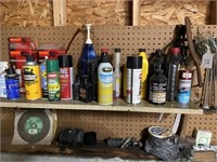 Contents of Shelf & Pegboard