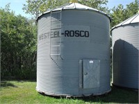 Westeel Rosco 1650 Bush. Grain Bin, Wood Floor,