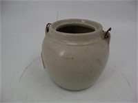 Bailed Macomb Stoneware 1/2 Gal. Bean Pot