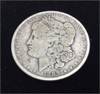 1889 P MINT MORGAN SILVER DOLLAR
