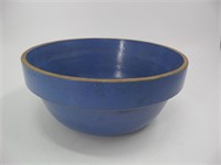Large Blue Stoneware Bowl