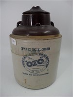 4 Gal. OZO Advertising Pickle Jar w/ Lid