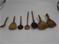 Lot (7) Wooden Spoons & Paddles