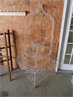 Early Victorian Wire Plant Stand